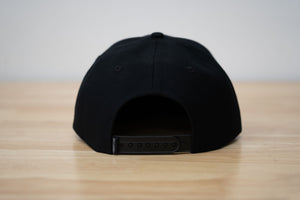 Audiotistics Black snapback hat