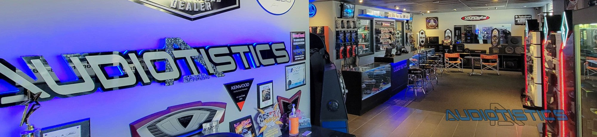 Inside the Audiotistics showroom