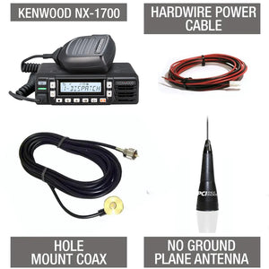 KENWOOD NX-1700 CHASE RADIO PACKAGE