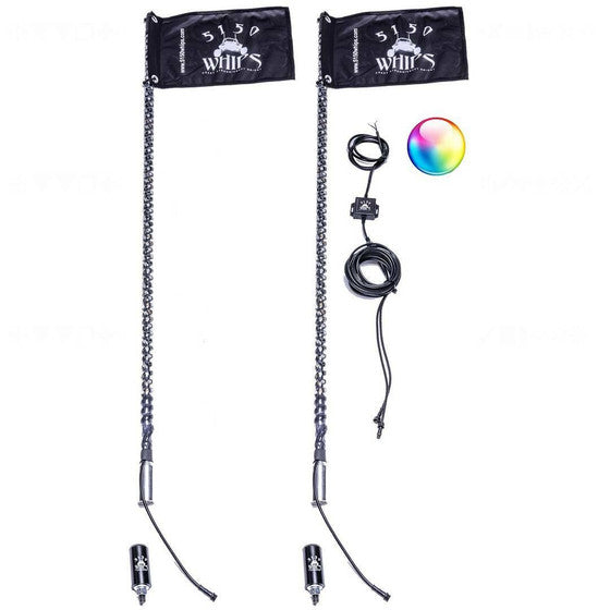 5150 187 Whip 4 foot (pair)