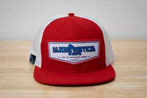 Audiotistics Red Trucker Hat