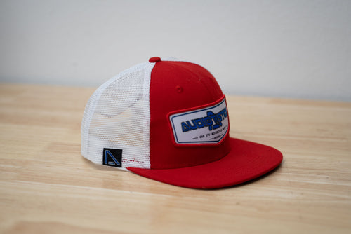 Audiotistics Red Trucker Hat