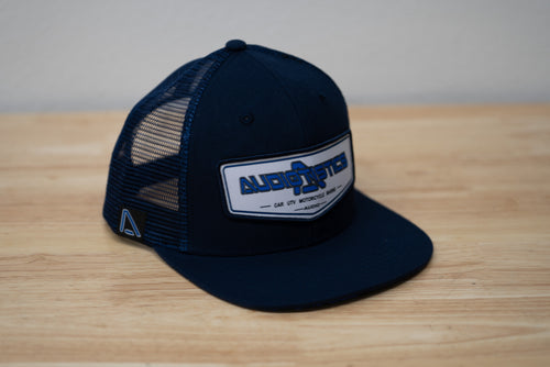 Audiotistics Navy Trucker Hat