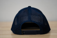 Load image into Gallery viewer, Audiotistics Navy Trucker Hat