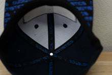 Load image into Gallery viewer, Audiotistics Navy snapback hat