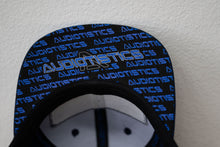 Load image into Gallery viewer, Audiotistics Navy snapback hat