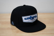 Load image into Gallery viewer, Audiotistics Black snapback hat
