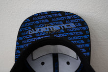 Load image into Gallery viewer, Audiotistics Black snapback hat